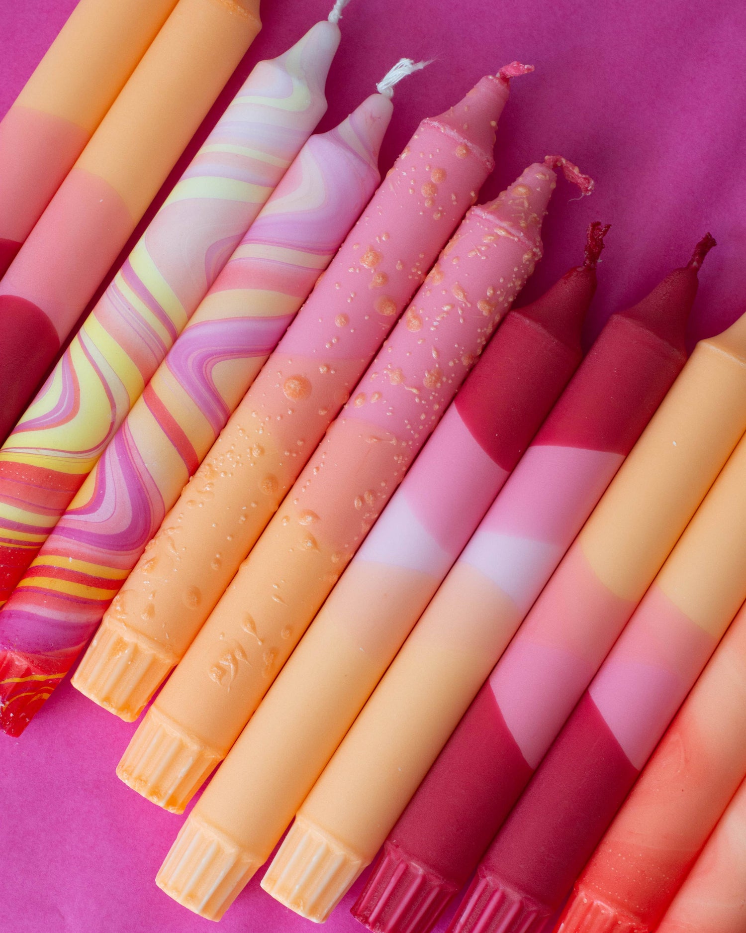 Taper candles - Sunset Mix by Nordtrice