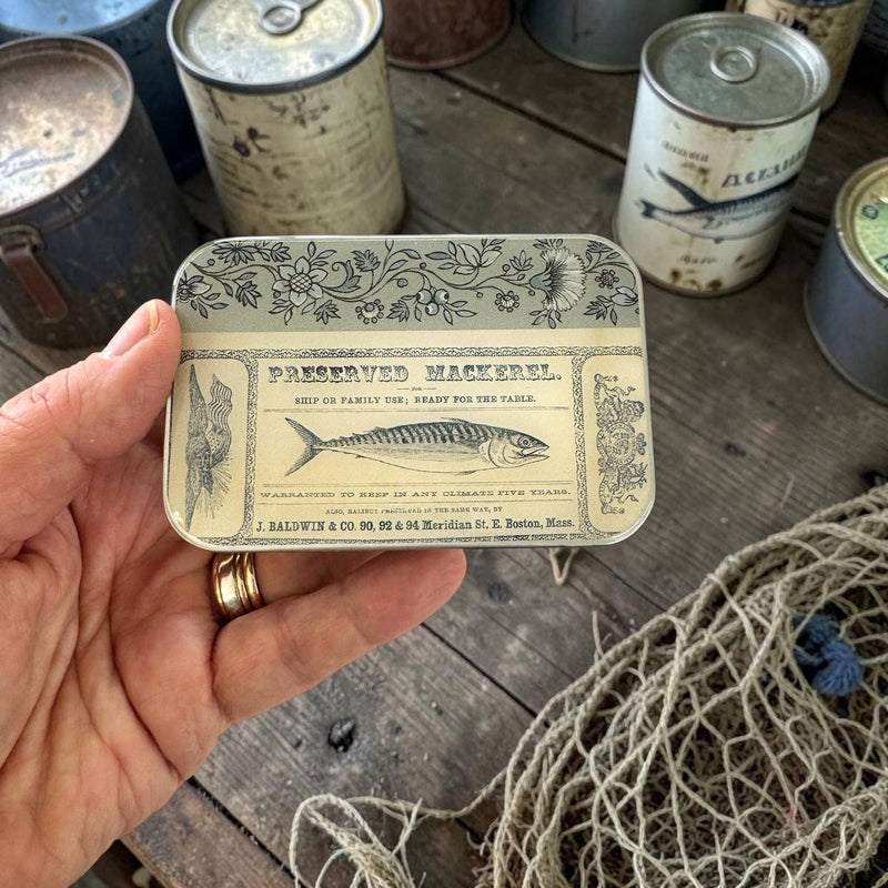 Tinned fish notions tin
