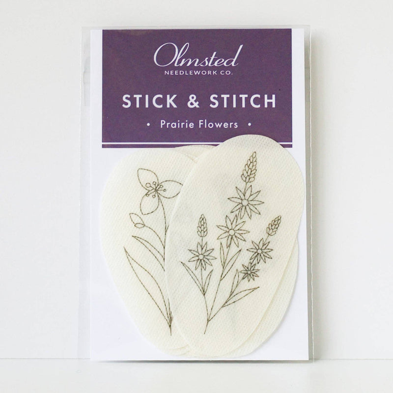 Prairie Flowers Stick and Stitch Embroidery Patterns