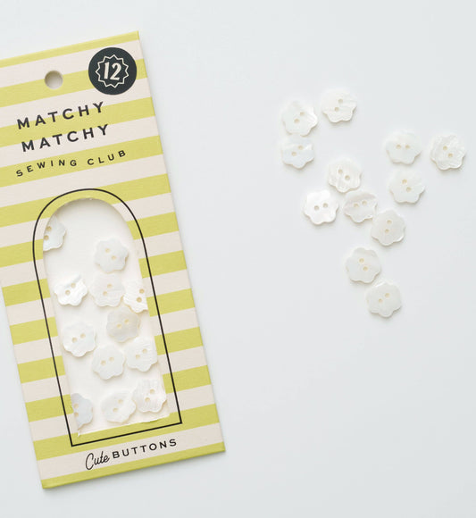 Flower Shaped Shell Buttons