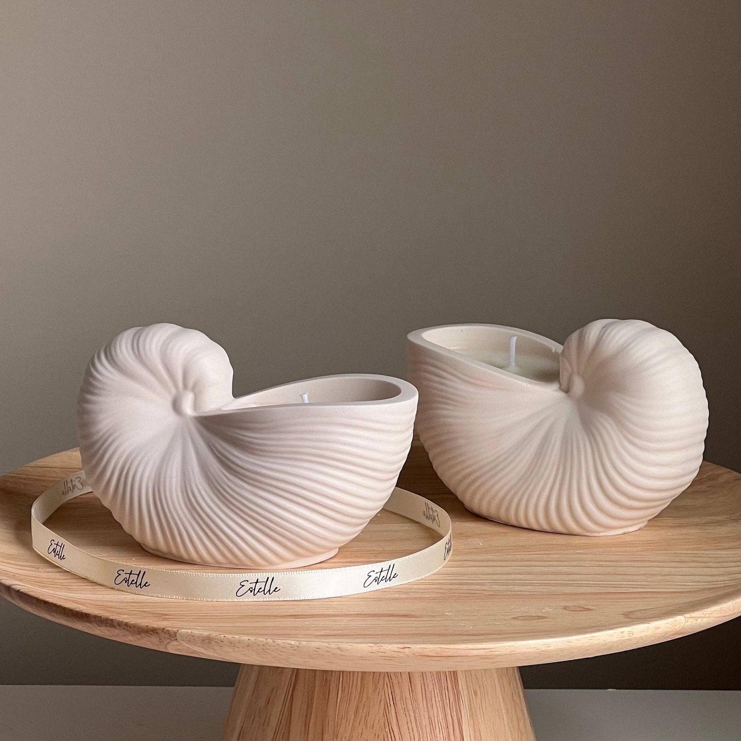 Sea Shell Container Soy Wax Candle by Estelle Studio