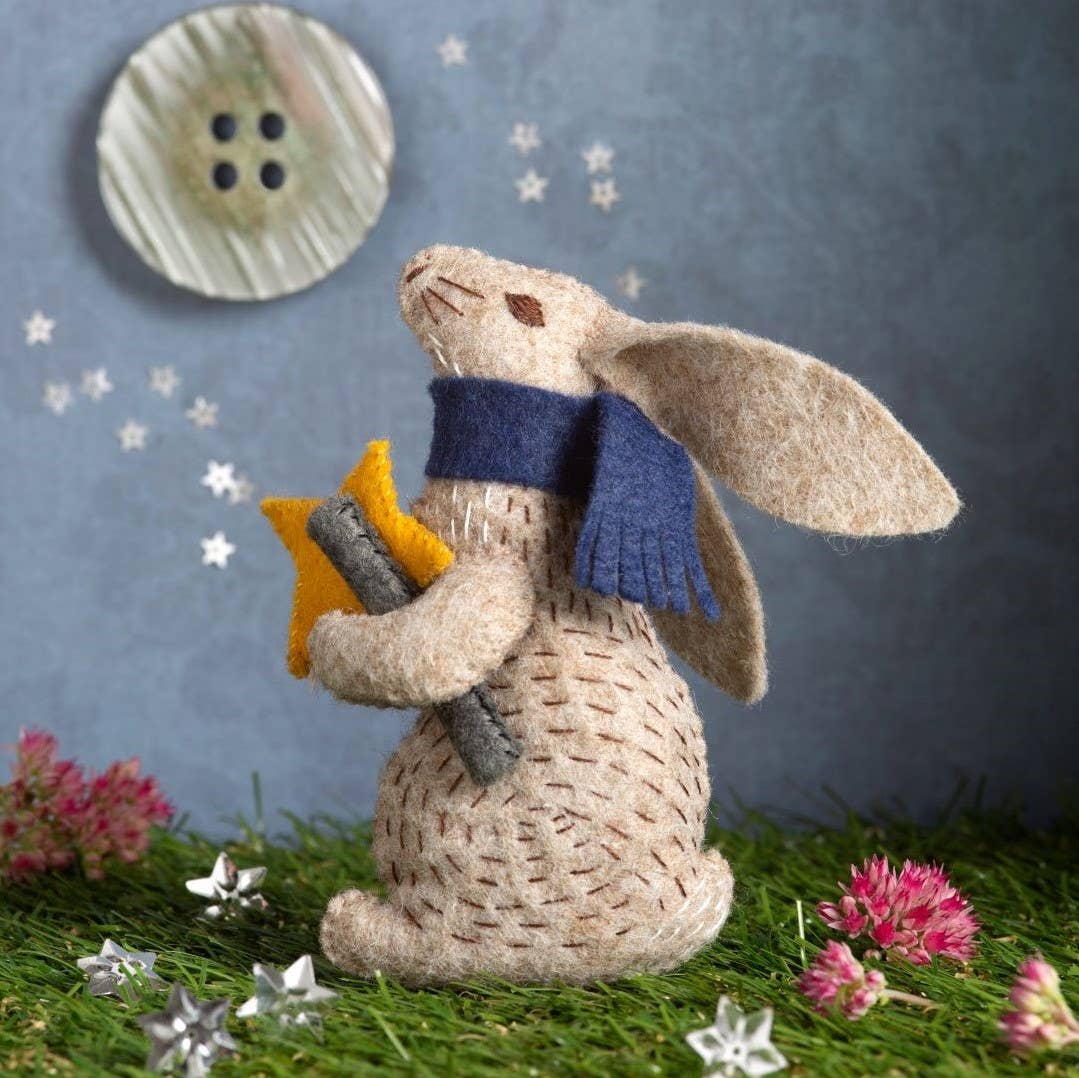 Prof Hare Stargazer Felt Craft Mini Kit by Corinne Lapierre