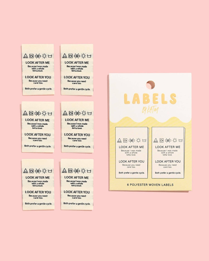 Look After Me, Look After You Woven Labels