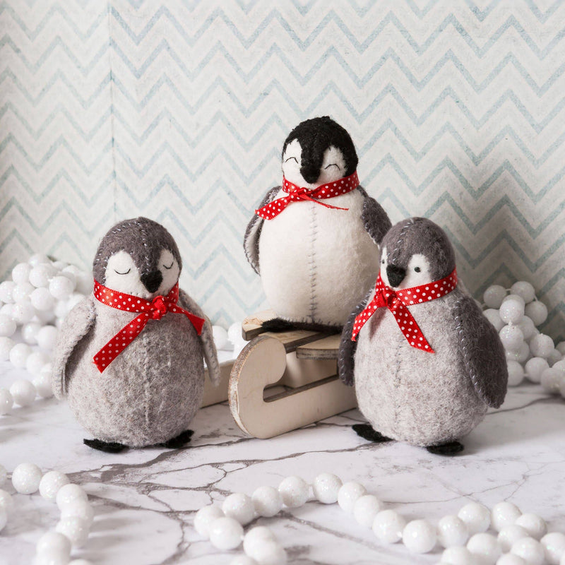 Baby Penguins Felt Craft Kit by Corinne Lapierre Limited