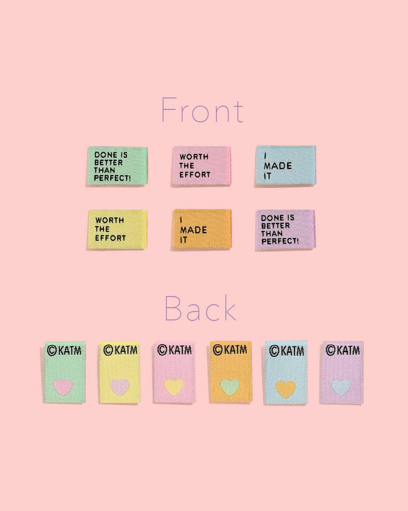 Mighty Minis Woven Labels