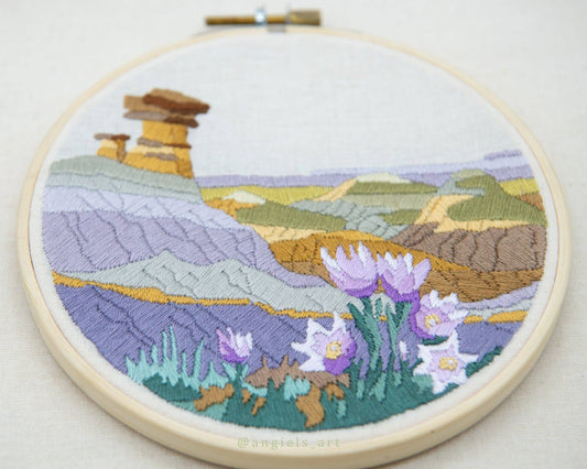 Badlands DIY Embroidery Kit by Angiels Art