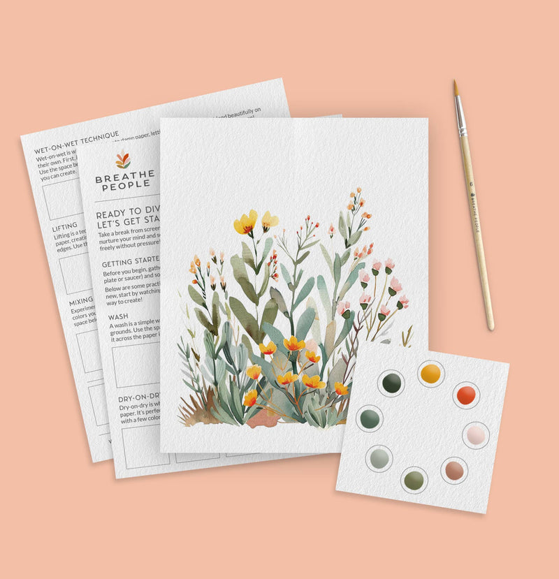 All-In-One Watercolour Kit - Desert Bloom