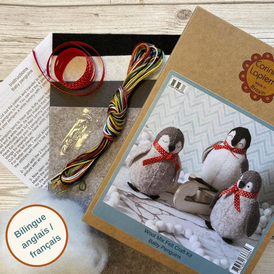 Baby Penguins Felt Craft Kit by Corinne Lapierre Limited