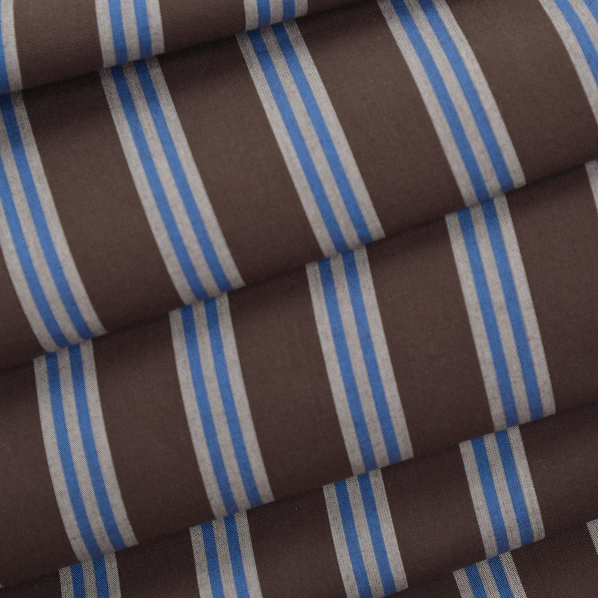 "Weave Line Oat Chocolate" Fabric