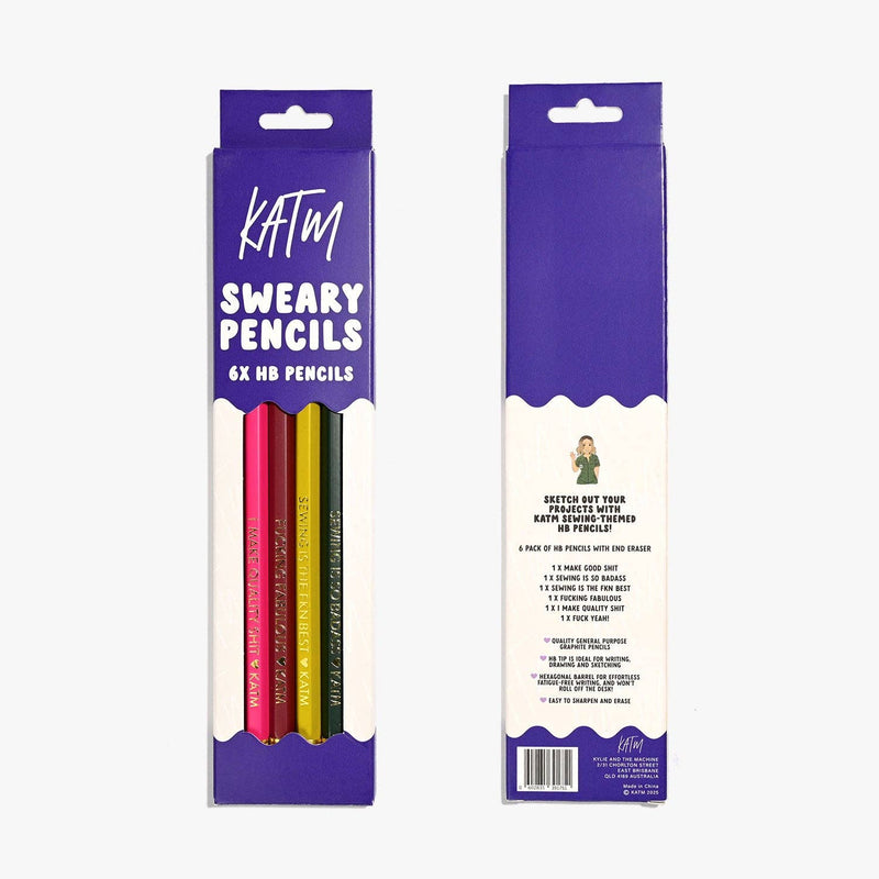 Sweary Sewist Pencil Packs