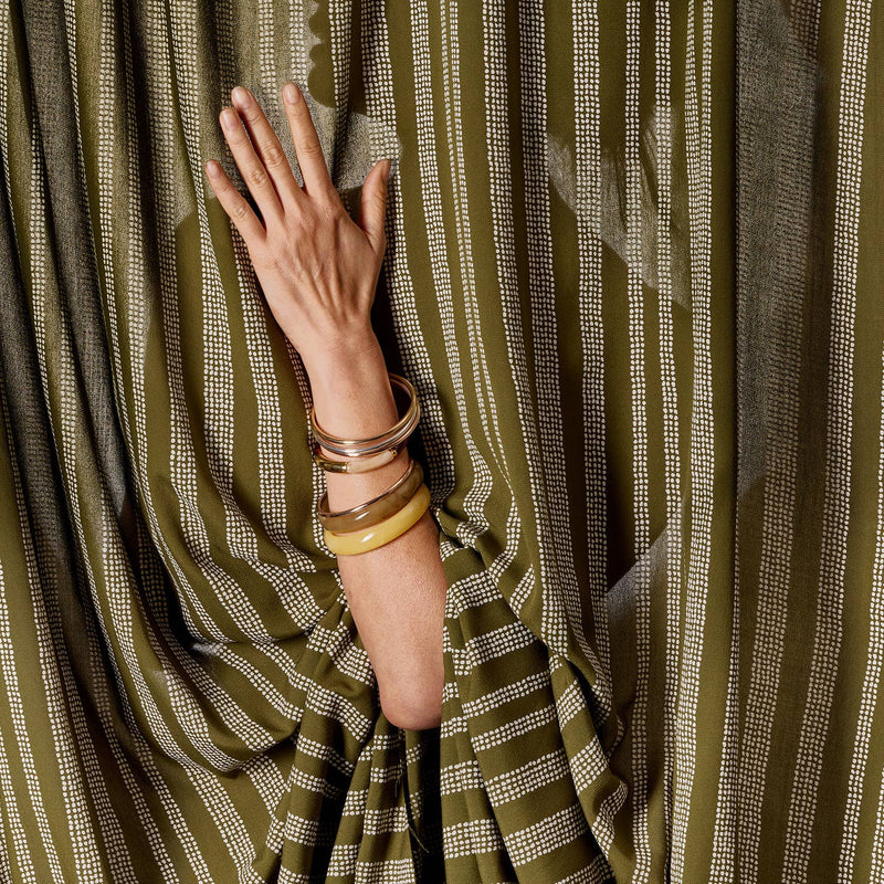 Gaïa Ivy Green Fabric by Atleier Brunette
