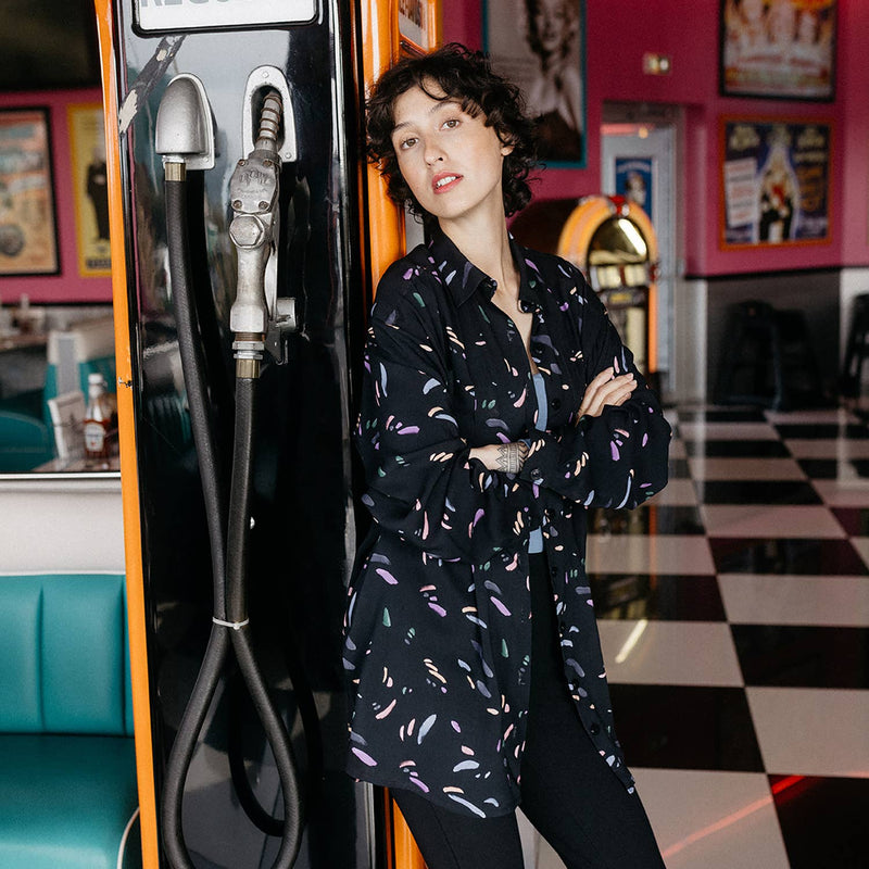 Djette Shirt Dress by Cousette PRINTED PATTERN