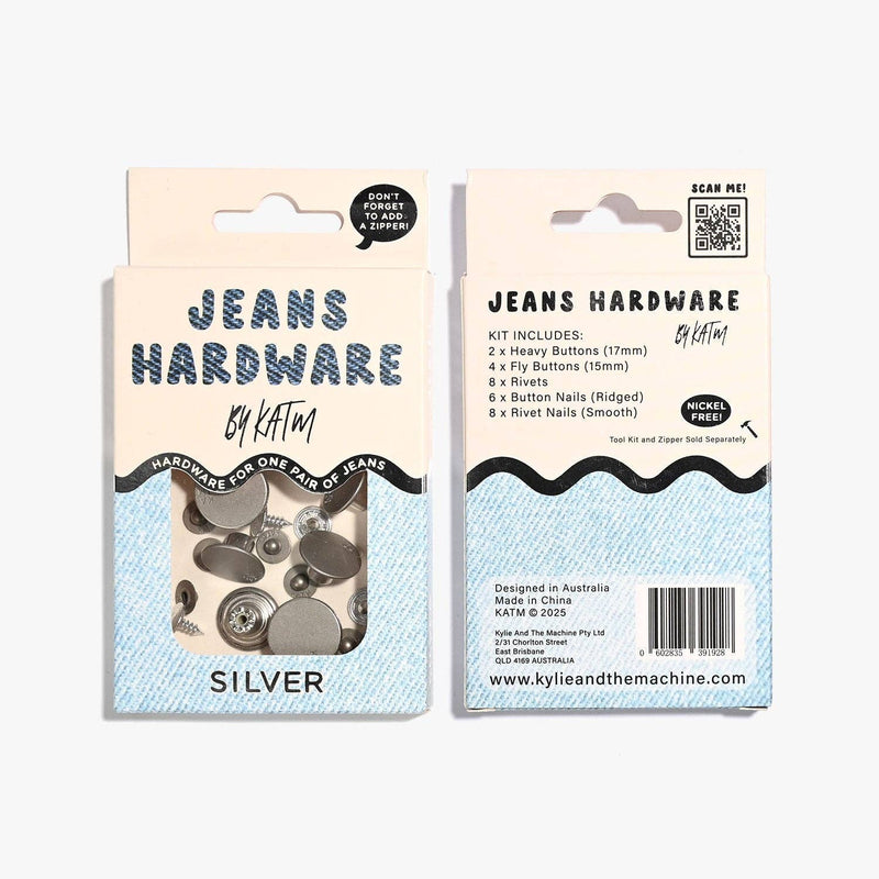 Jeans Hardware Kit | Silver
