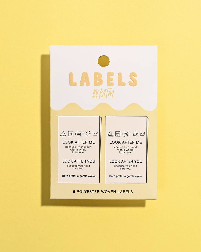 Look After Me, Look After You Woven Labels