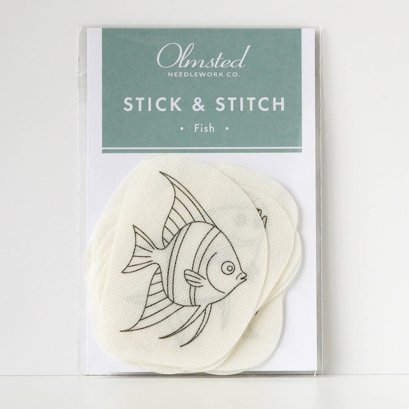 Fish Embroidery Stick and Stitch Patterns