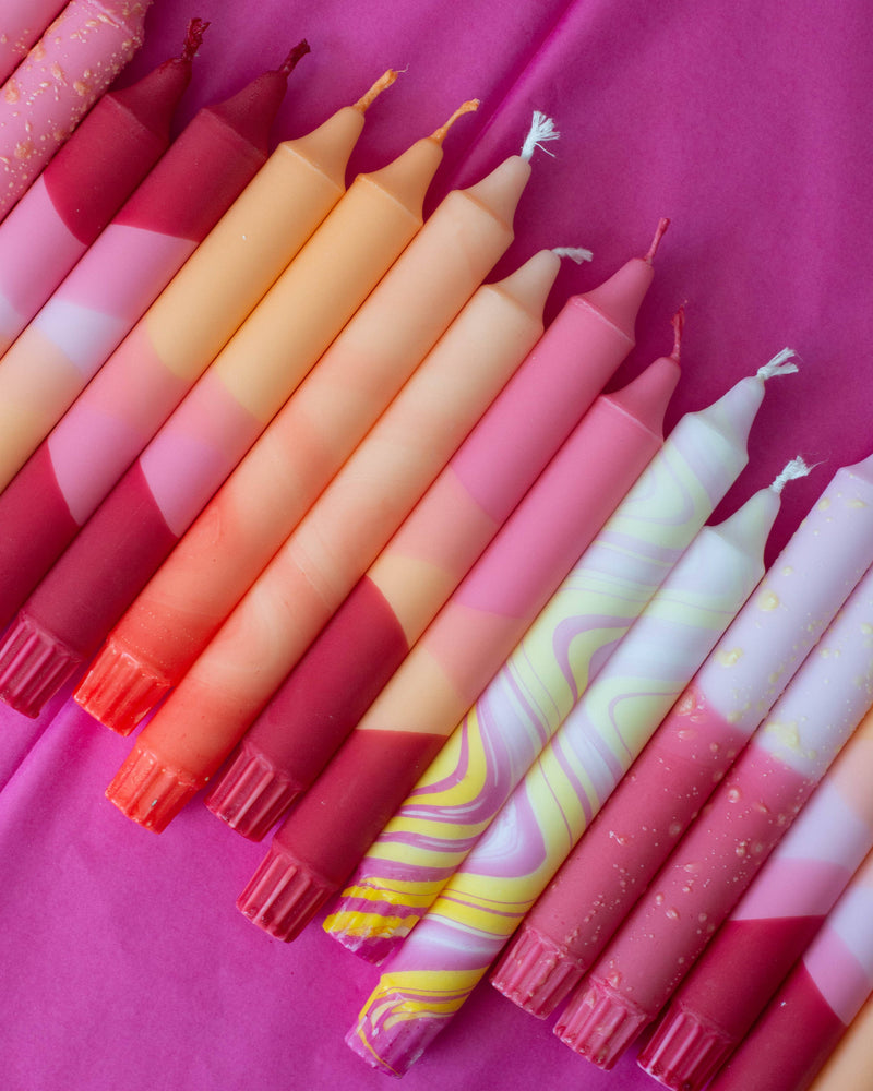 Taper candles - Sunset Mix by Nordtrice