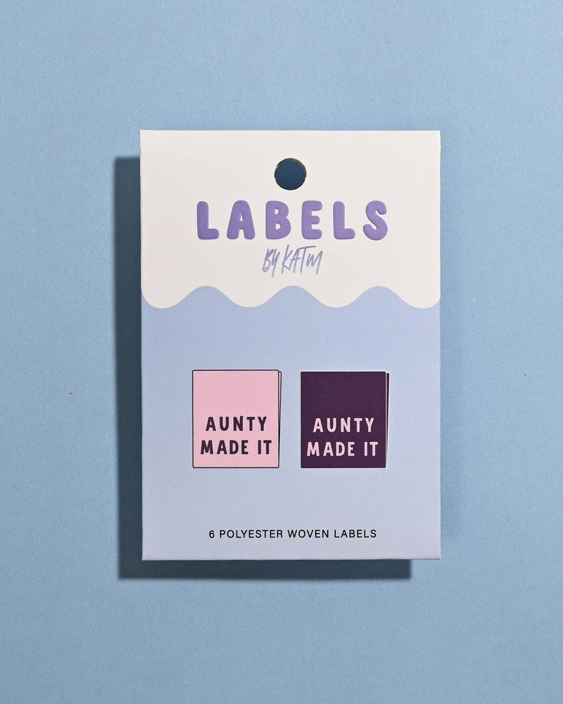 Aunty Made It Woven Labels