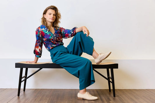 Emerald Green Organic Cotton Poplin by Atelier Jupe