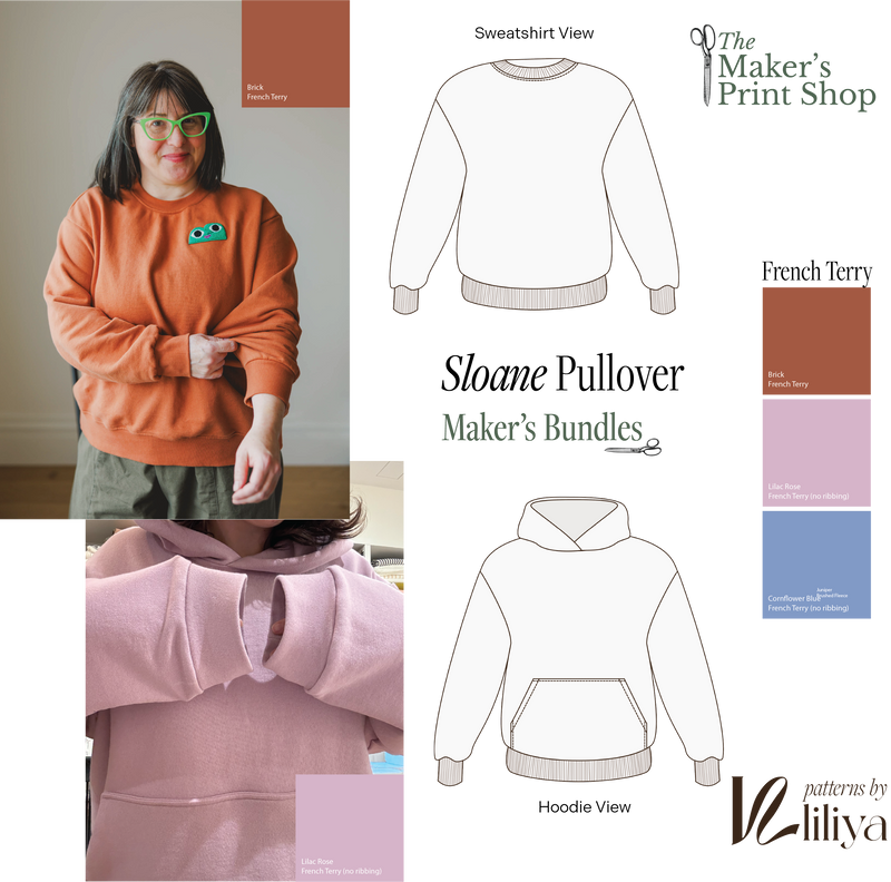 Sloane Bundle 3: French Terry with Matching Ribbing