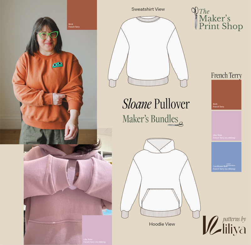 Sloane Bundle 3: French Terry with Matching Ribbing