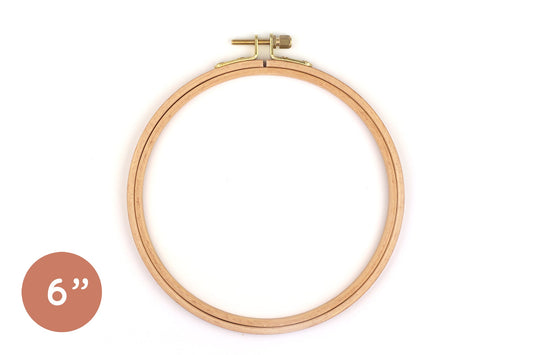 6" Beech Wood Embroidery Hoop by Kiriki