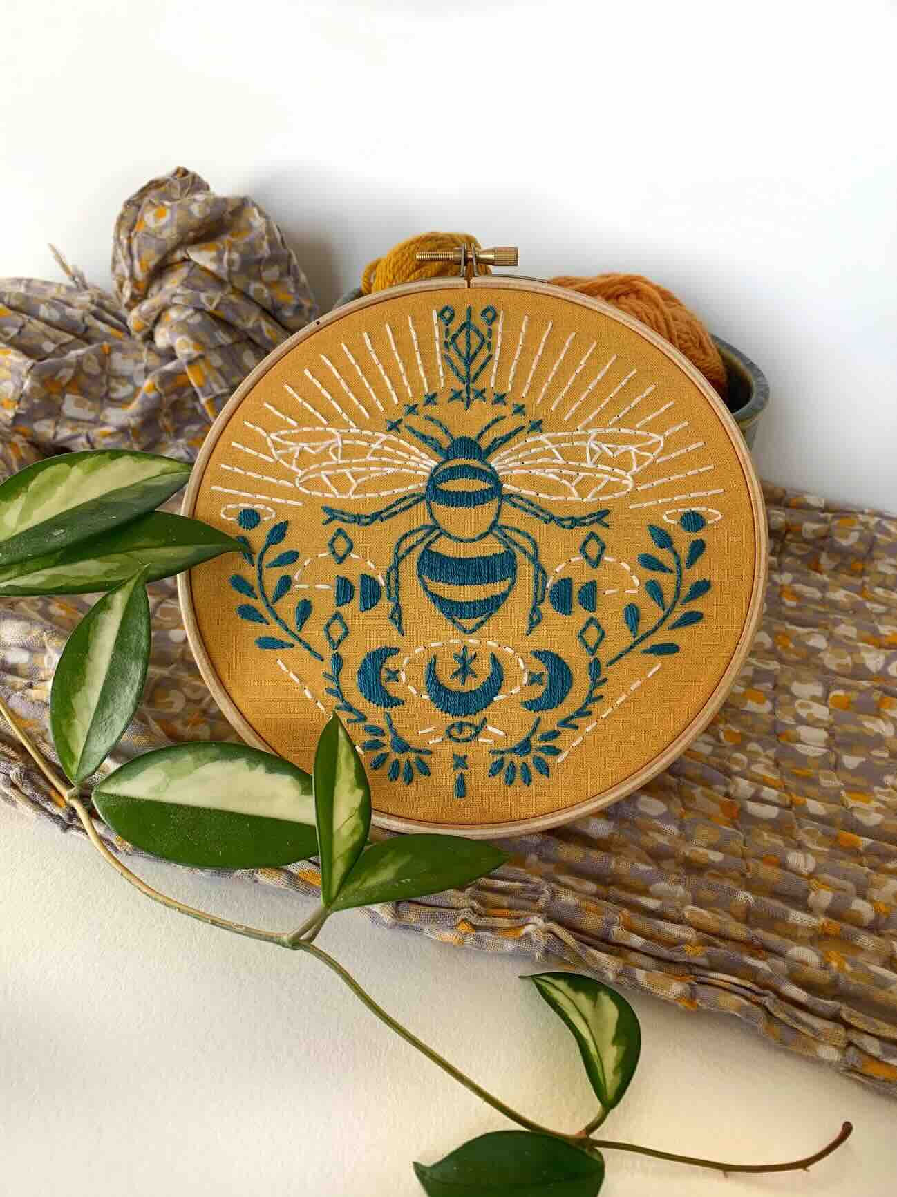 Bee Embroidery Kit by Rikrack