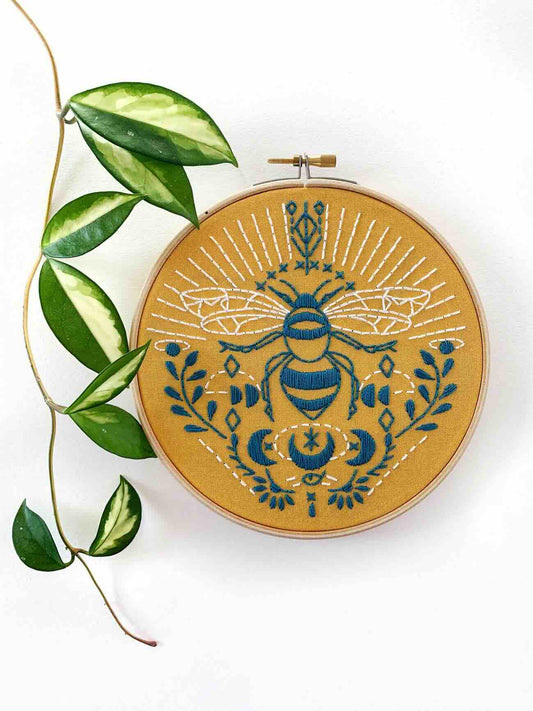 Bee Embroidery Kit by Rikrack