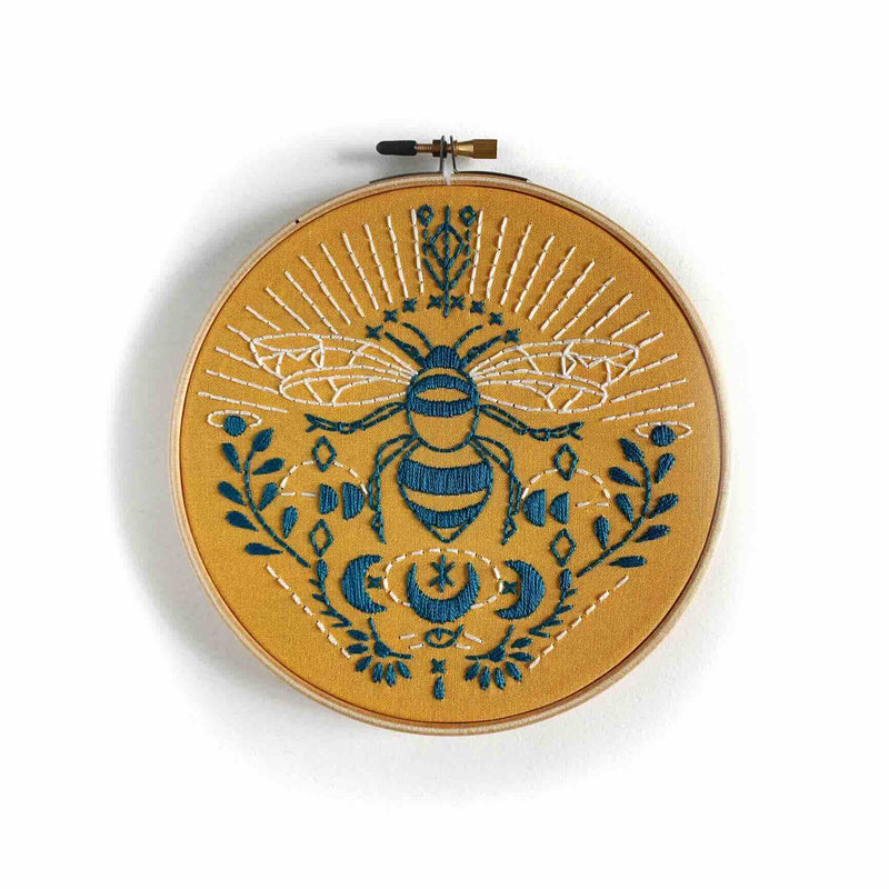 Bee Embroidery Kit by Rikrack
