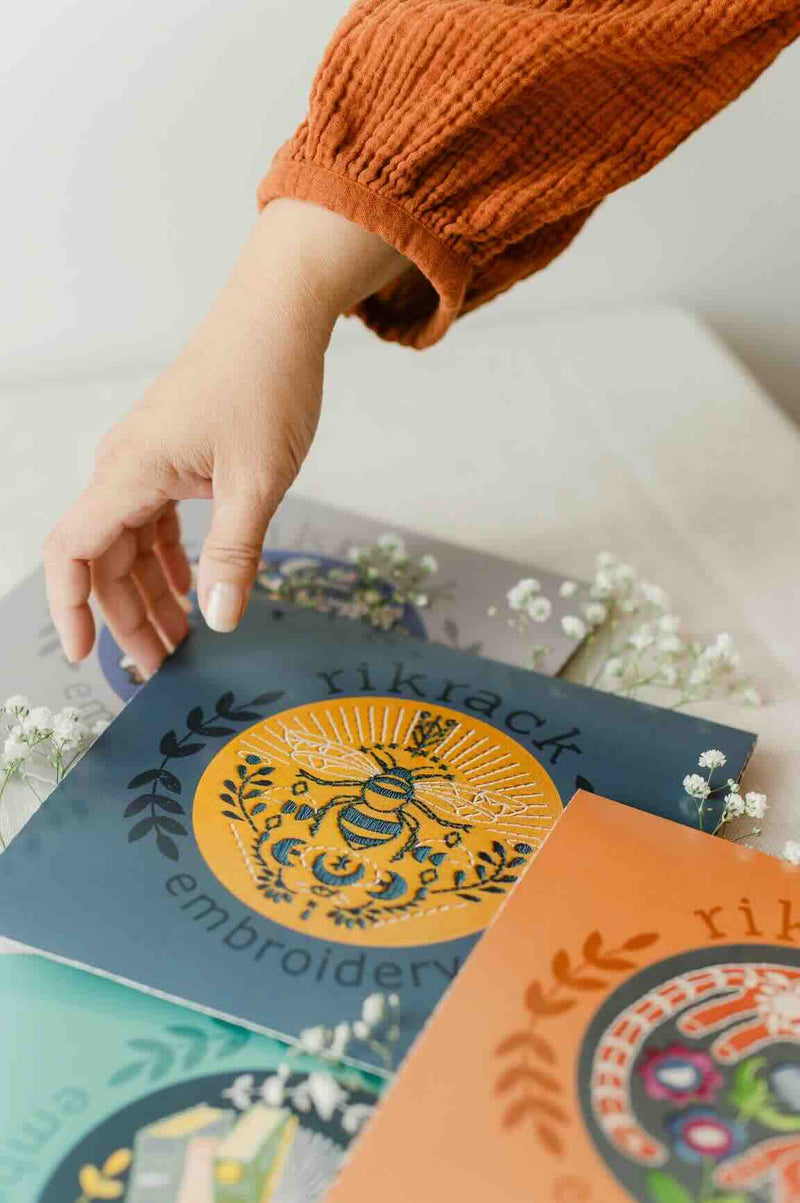 Bee Embroidery Kit by Rikrack