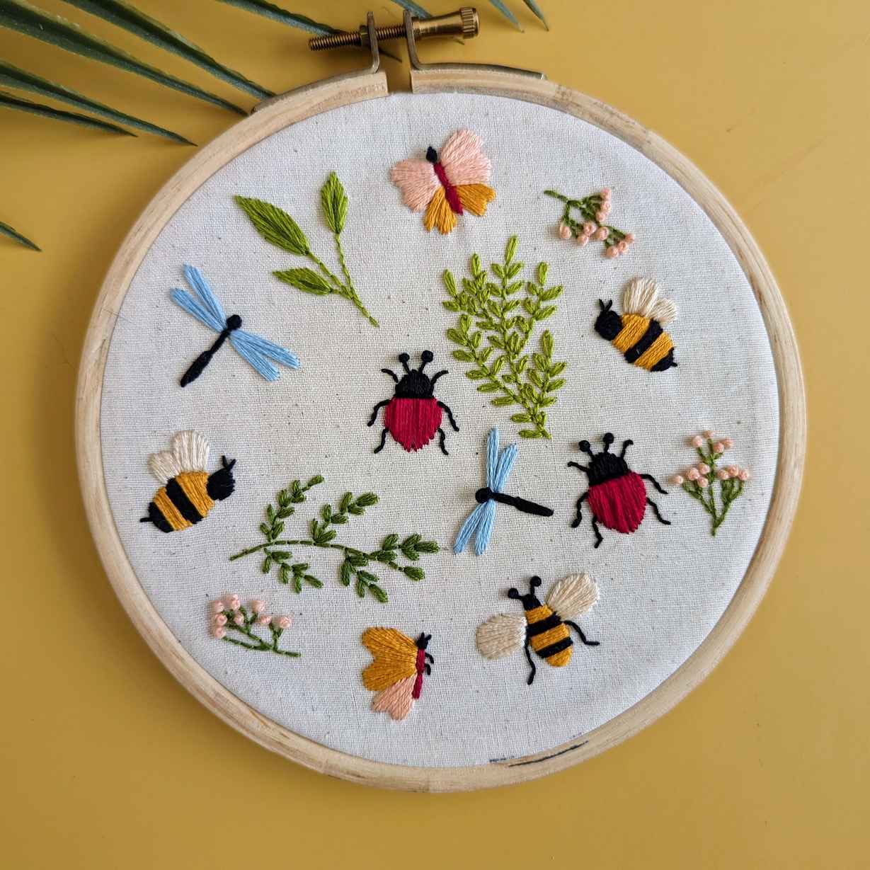 Bugs Embroidery Kit by Nabeela Rumi