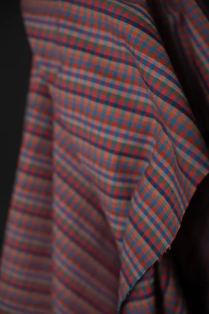 Annie G Handwoven Cotton Check