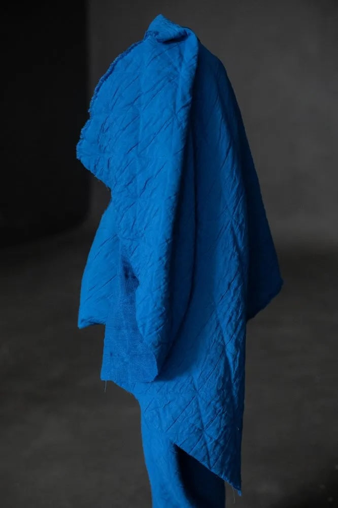 Blue Pop Jacquard Cotton