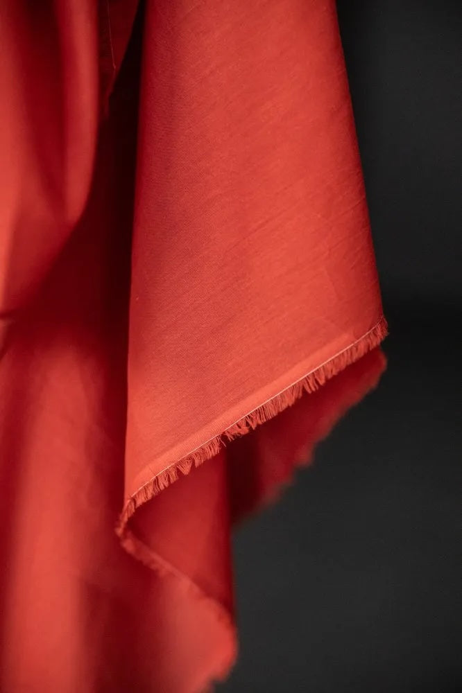 Cardinal Red Cotton Voile