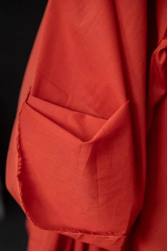 Cardinal Red Cotton Voile