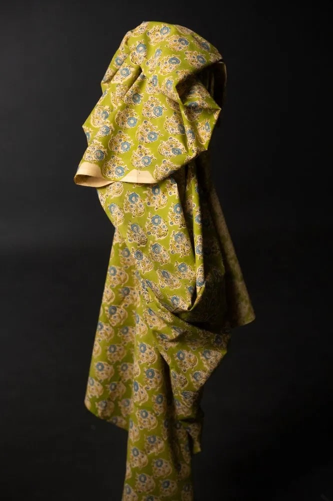 Natty Flower Indian Block Print Cotton