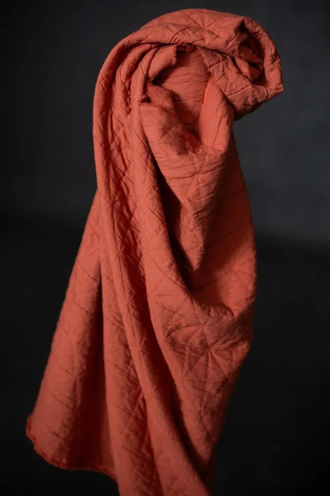 Orange Spritz Jacquard Cotton