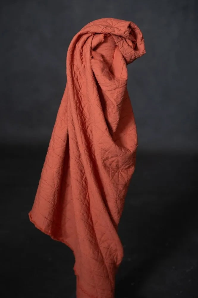 Orange Spritz Jacquard Cotton