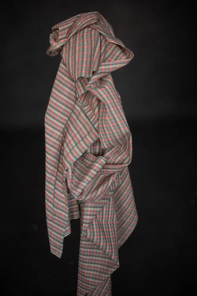 Pamona Handwoven Indian Cotton Check