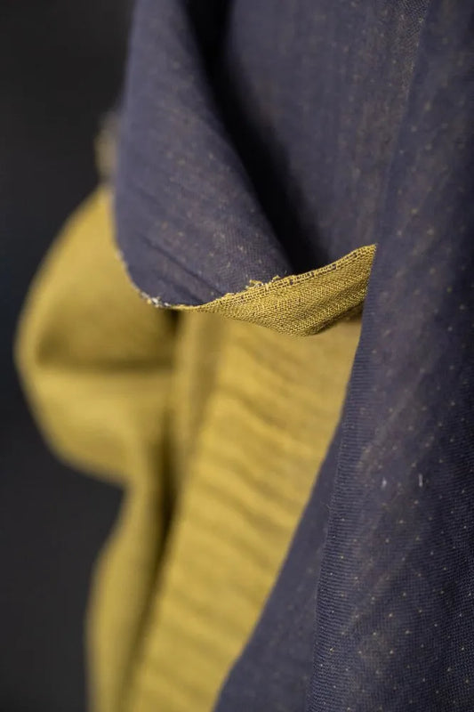 Pome Drops Cotton/Linen Double Gauze