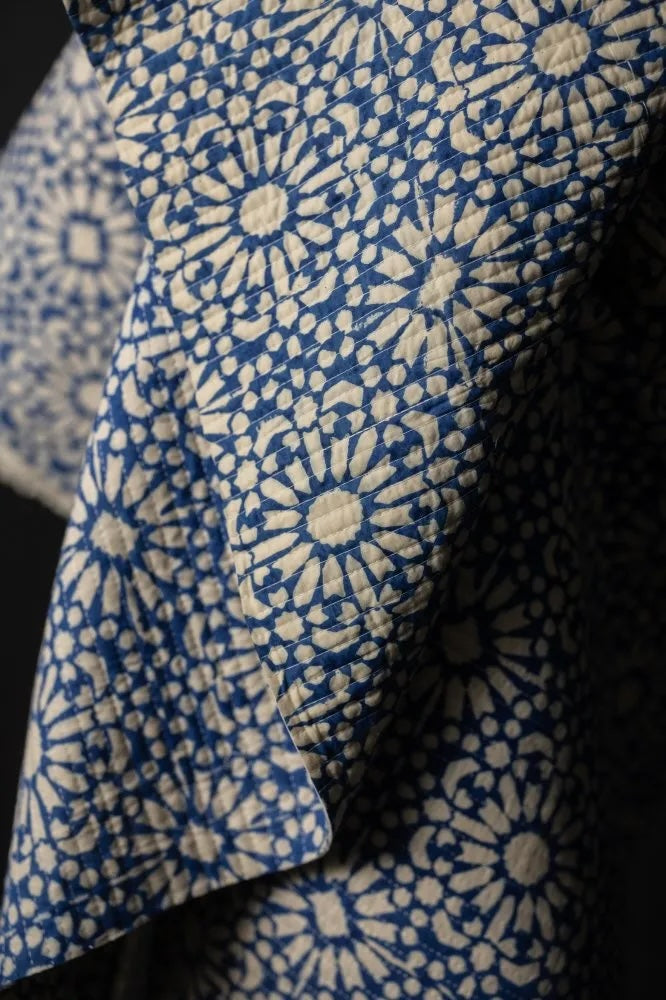 Papercut Blue Quilt Indian Cotton by Merchant & Mills