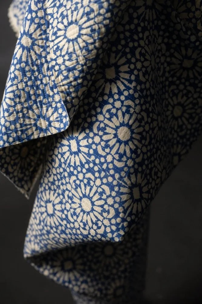Papercut Blue Quilt Indian Cotton by Merchant & Mills