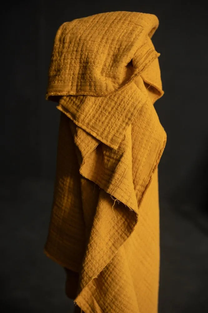 Soft Stitch Ginger & Honey Jacquard Cotton