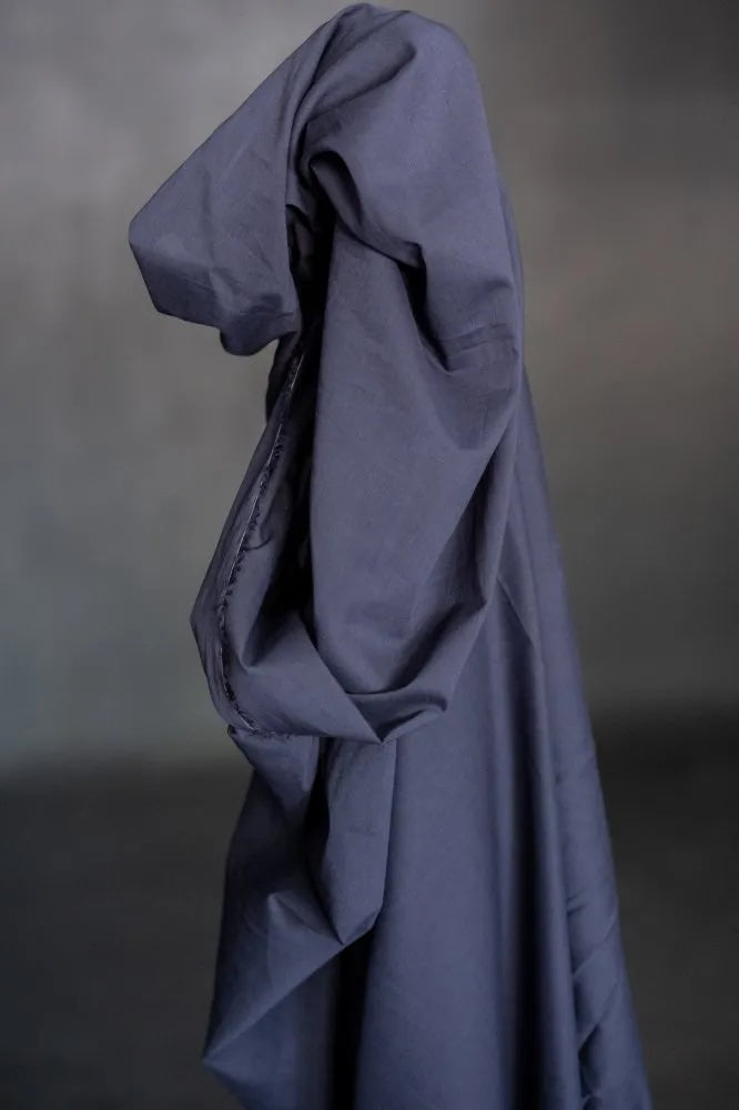 Timeless Navy Cotton Voile
