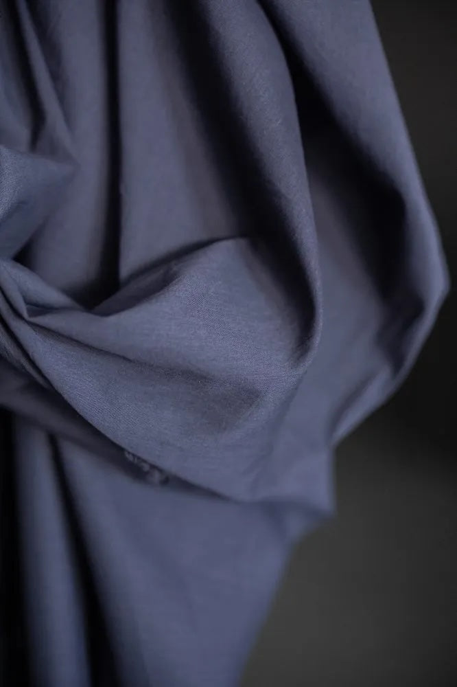 Timeless Navy Cotton Voile