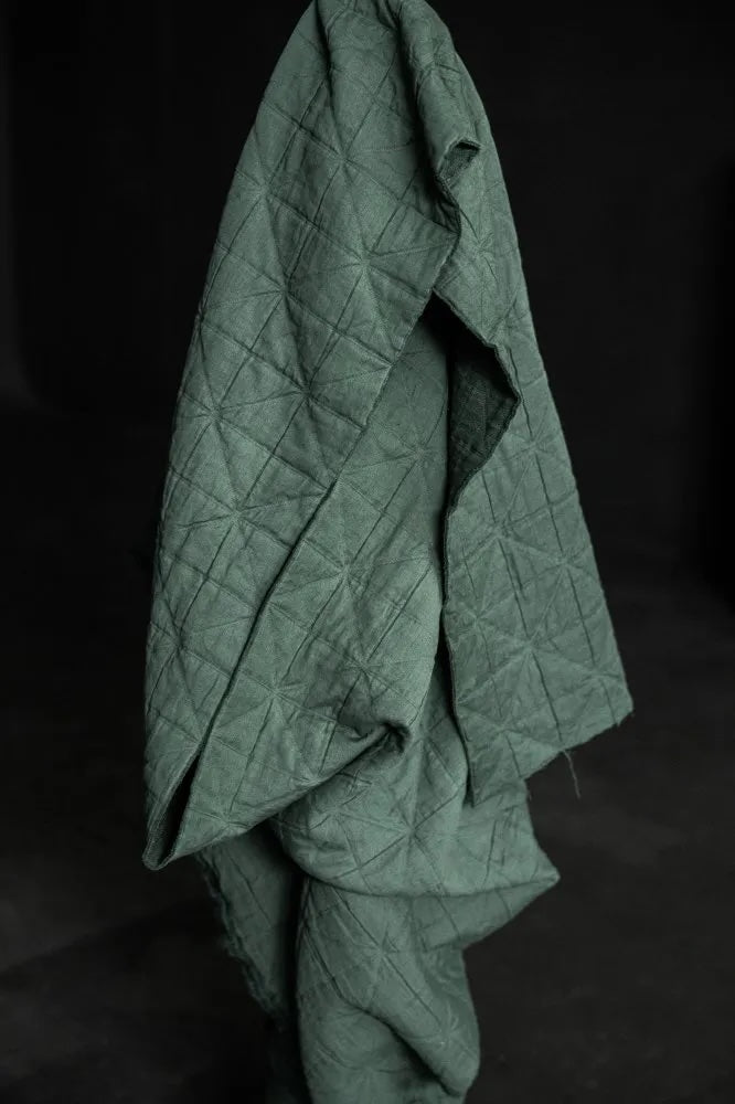 Viridian Jacquard Cotton