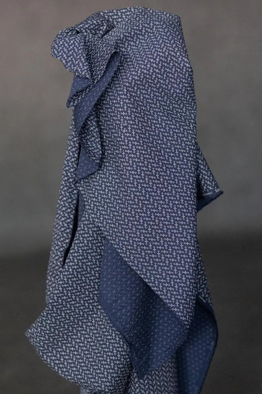 Sukoshi Indigo Organic Seersucker