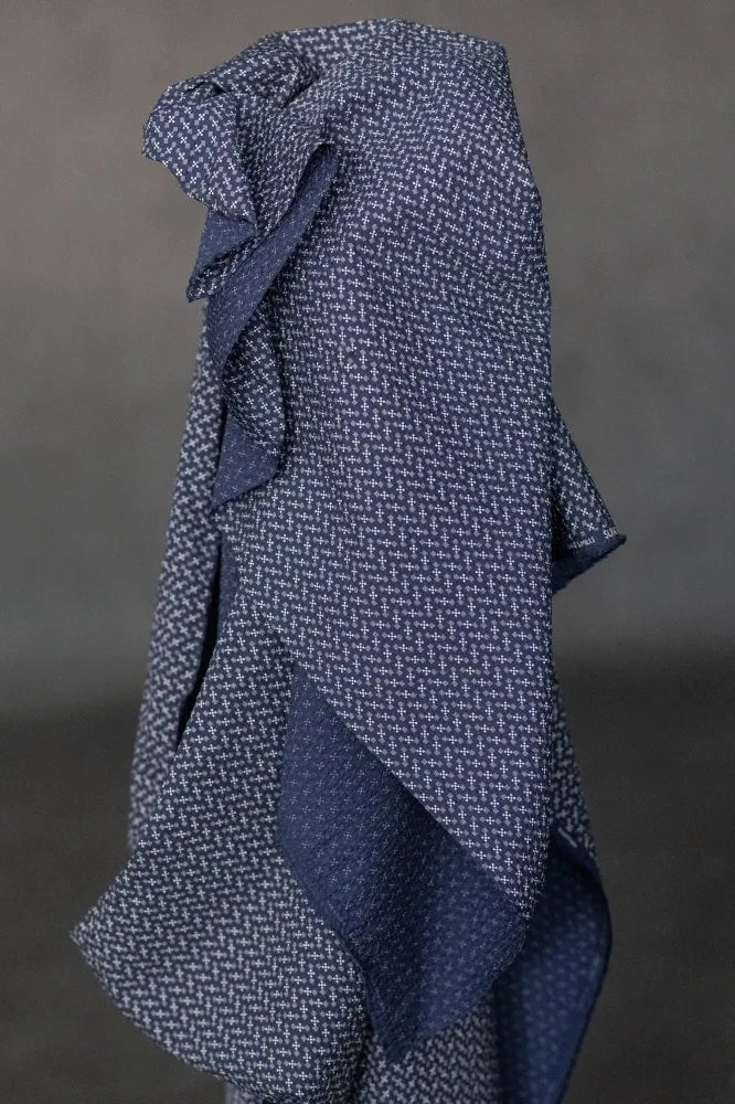 Sukoshi Indigo Organic Seersucker