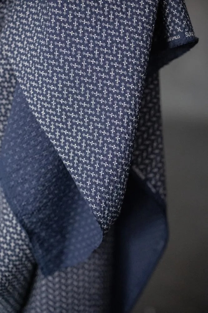 Sukoshi Indigo Organic Seersucker