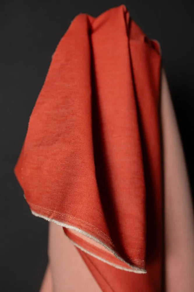 Poppy Red Organic Denim