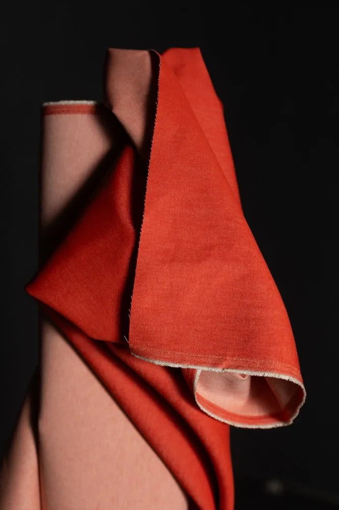 Poppy Red Organic Denim